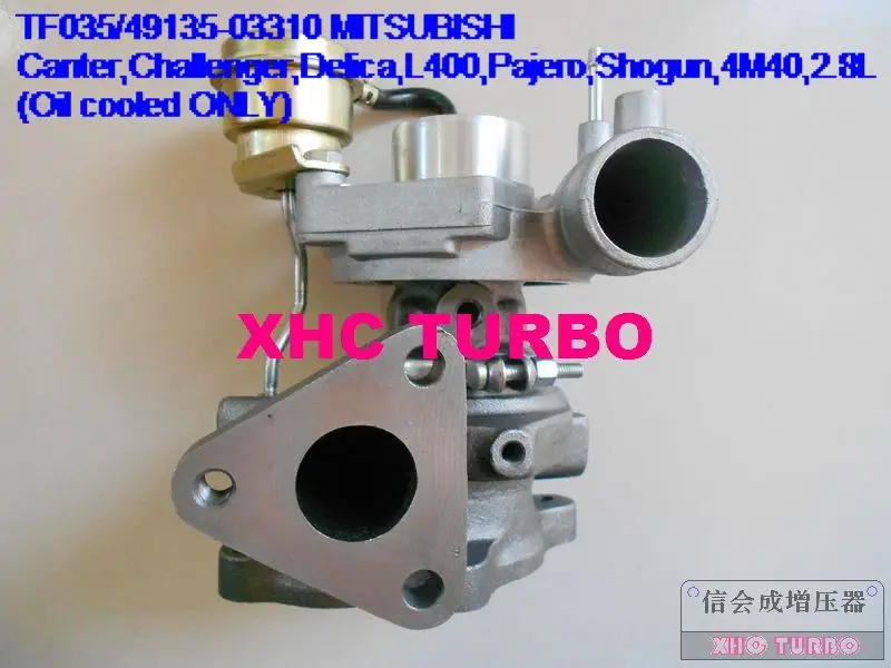 TF035 49135-031310 03310 Turbo Турбокомпрессоры для mitsubishi canter, Challenger, Delica, l400 Pajero, shogun, 4M40, 2.8l(масло