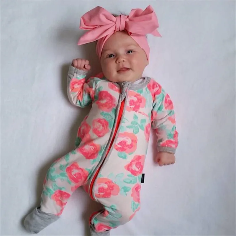 

Spring&Autumnm Baby Boy girls long sleeve Cotton Rompers infant Jumpsuit clothing