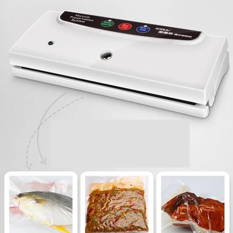 220V 150W Household Electric Food Sealer Vacuum Packaging Machine Food