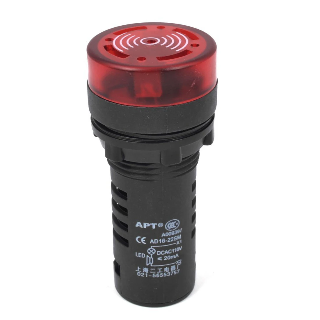 AC/DC 110V 20mA Equipment Alarm Signal Indicator Light Flash Buzzerin