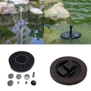 

Solar Powered Water Pump Garden Fountain Floating Panel Watering Pond Kit for Waterfalls Water Display