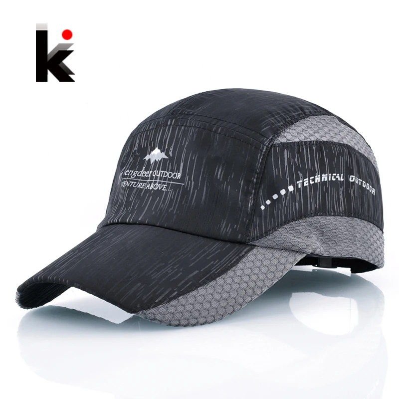 Summer Baseball Cap Men Women Breathable Quick Drying Mesh Hats Hiking