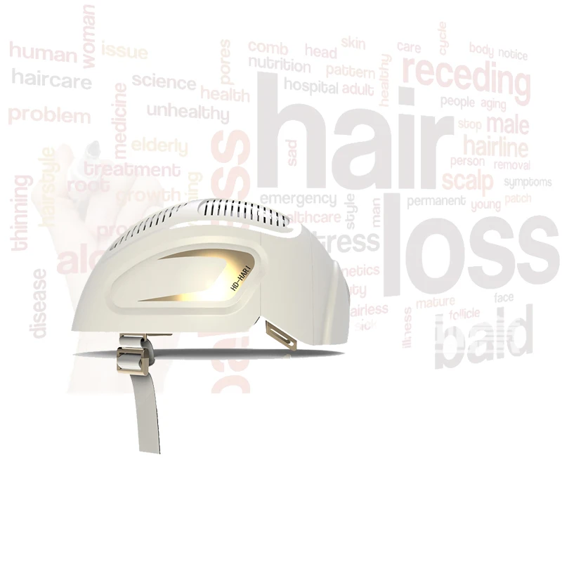 Взрослых лазерное восстановление роста волос кепки шлем лазерный шлем 150 лазер для выпадения волос лечение волос инструмент быстрого роста