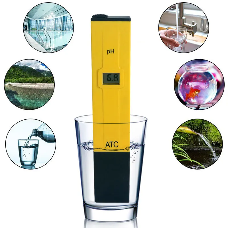 

2019 Test Pen ABS Digital LCD Ph Tester Practical Aquarium Ph Pen for Diabetes Drop Shipping