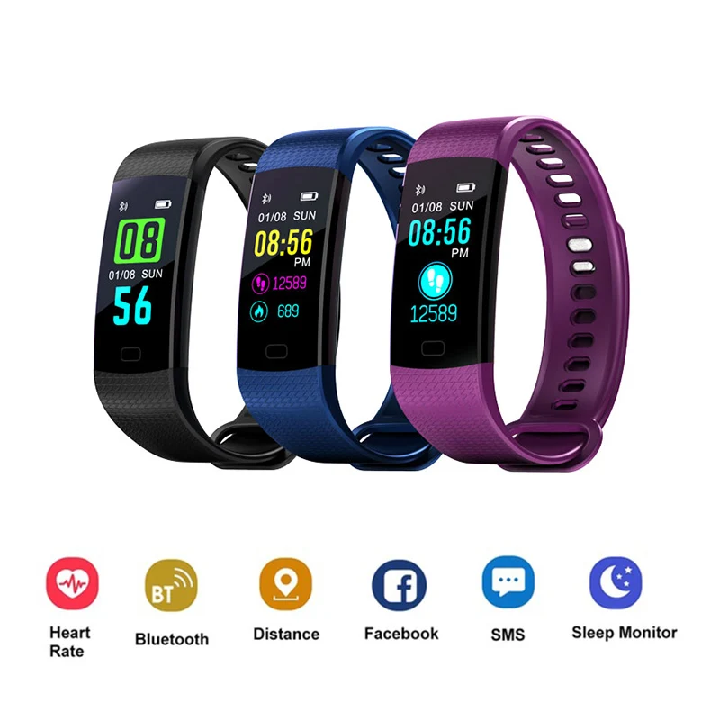 

Smart Bracelet Y5 Smart Band Activity Tracker Pedometer Smart Watch Vibrating Alarm Clock Waterproof Heart Rate Activity Fitness