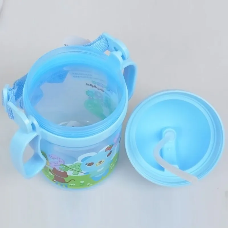 400 мл Экологичные детские бутылки для воды с героями мультфильмов BPA Бесплатная