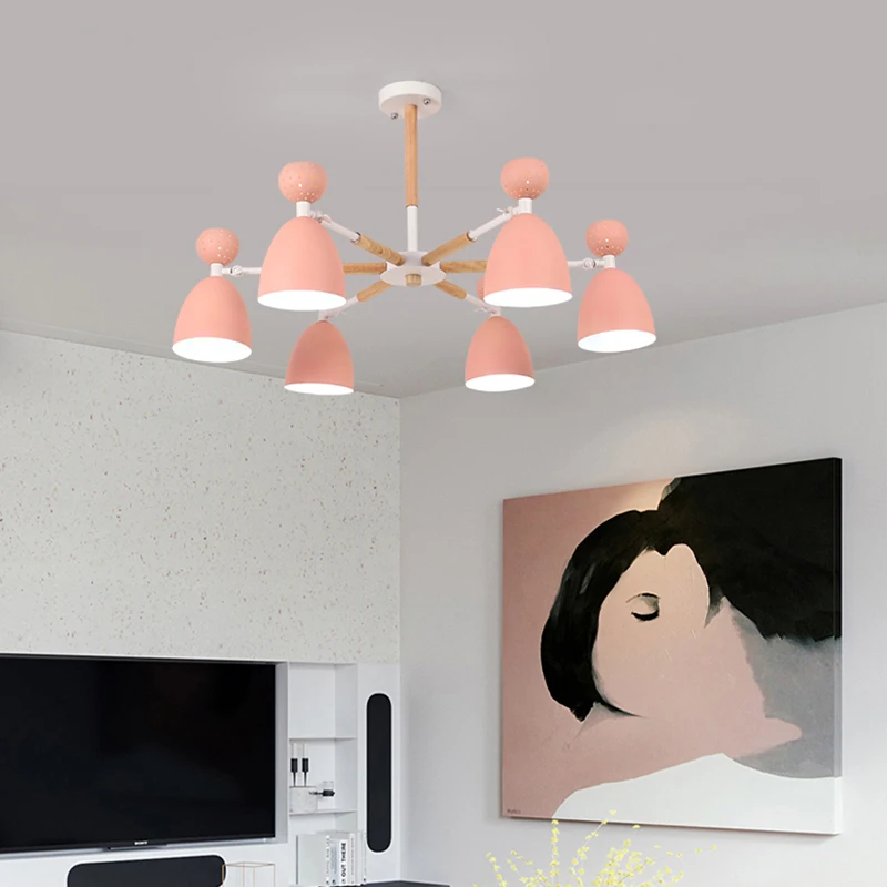 

Black/White Finished LED Modern Chandelier Lights indoor Lighting