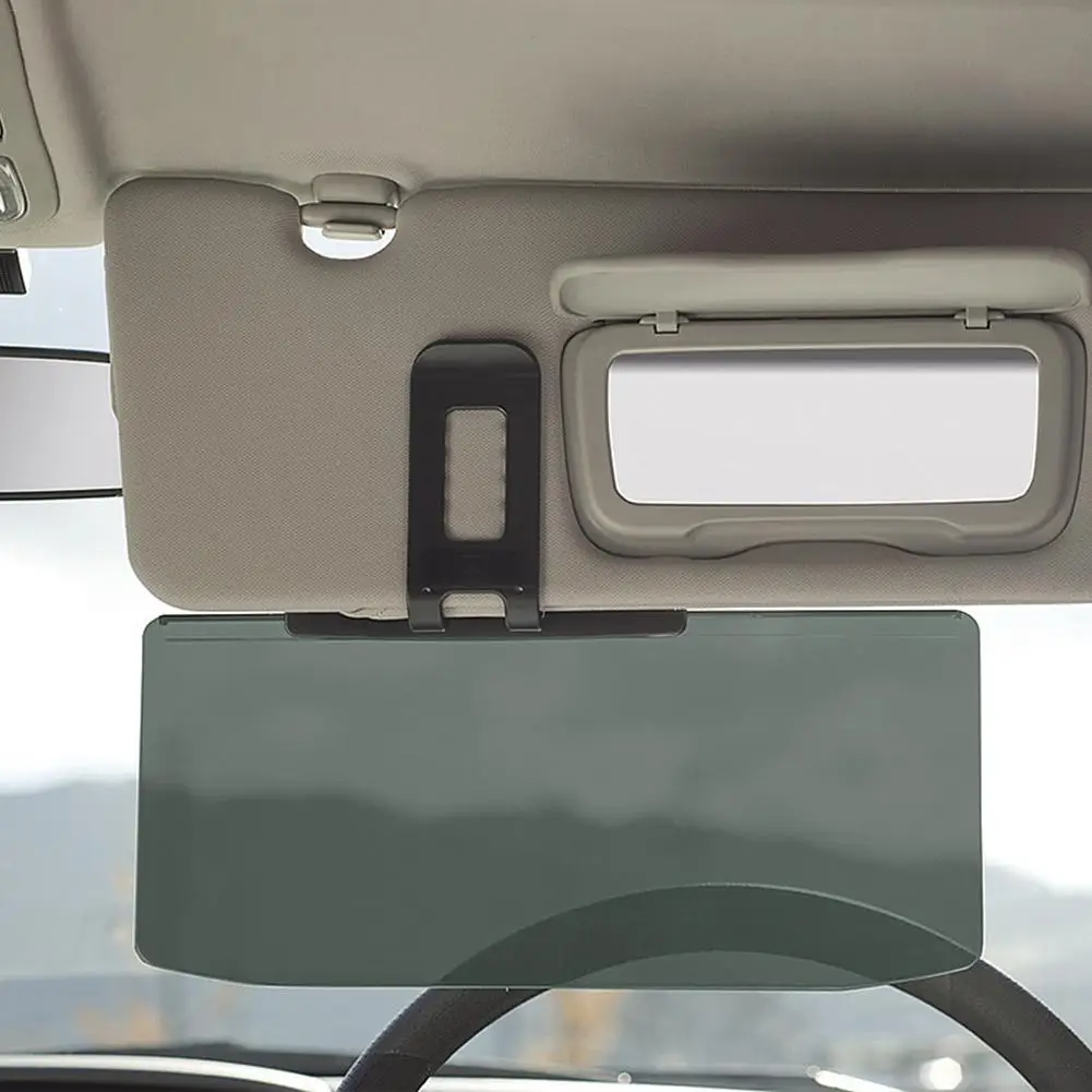 

1PC Car Sun Visor Anti Dazzle Shading Mirror Auto Anti-Glare Clip-on Shield Sunshades Driving Mirror Clear View