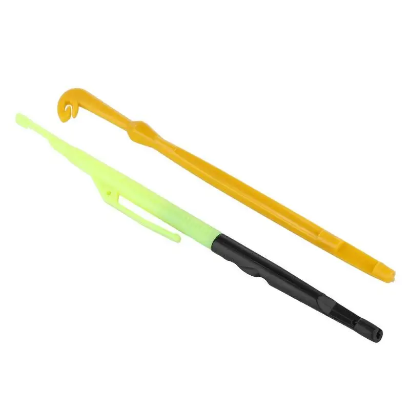 

1 set Fishing Knotter To Hook + Yellow And Black Needles Tying Tool Kit Fish Remover Extractor Knot Picker Fishing Accessories