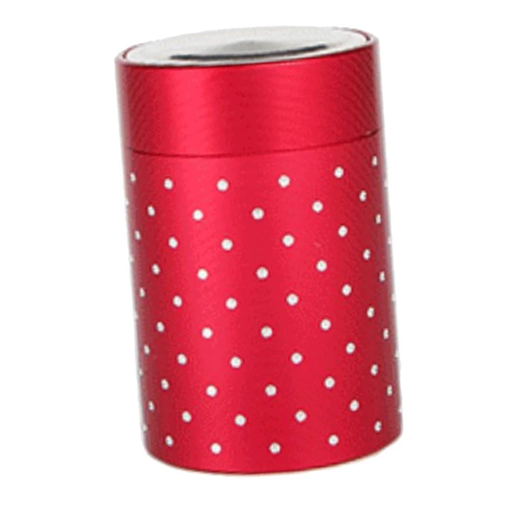 Tea Caddies Round Metal Tea Box With Lid Tea Jar Coffee Powder Cans 7 x 4.5cm