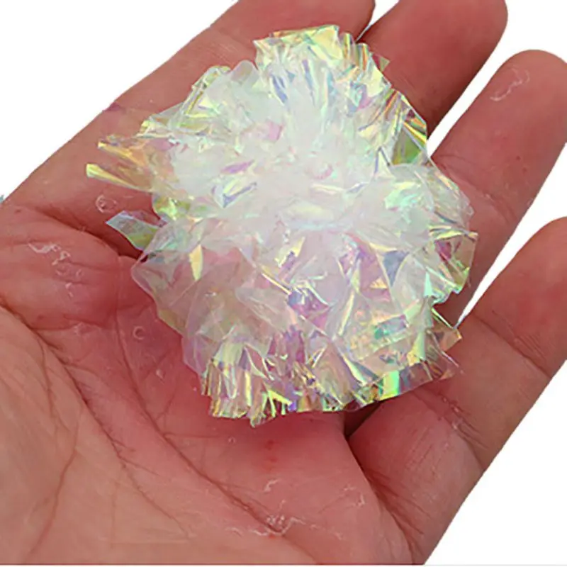 

12 Pcs/ Lot Paper Flower Ball Toy For Cats Squeaky Toy Pet Supplies