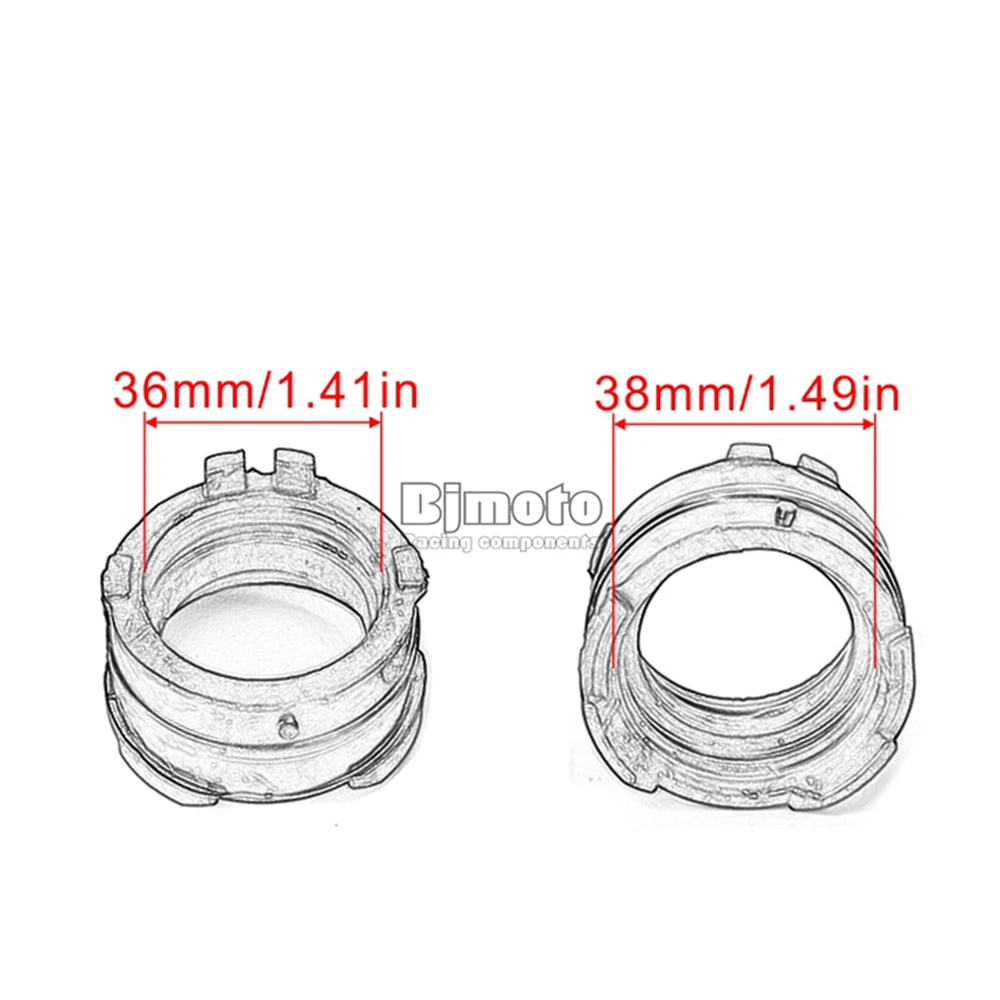 BJMOTO 4 шт. карбюратор Интерфейс адаптер для Honda VFR400 NC30 NC21 NC24 NC35 КАРБЮРАТОР впускной карбюратор разъем