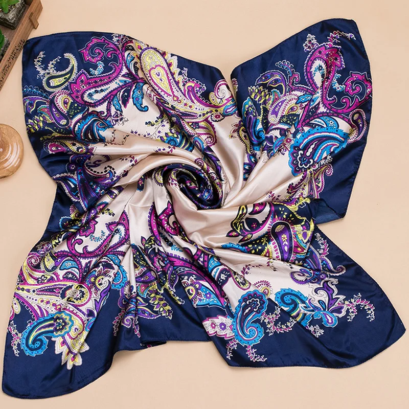 

Raglaido Print Square scarf 90x90cm fashion women scarves big spring handkerchiefs excellent shawl RGSF044