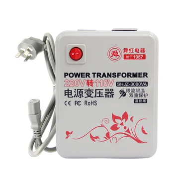 

Power converter 3000W AC 110V to 220V or AC 220V to 110V voltage transformer 3000VA thermally protected