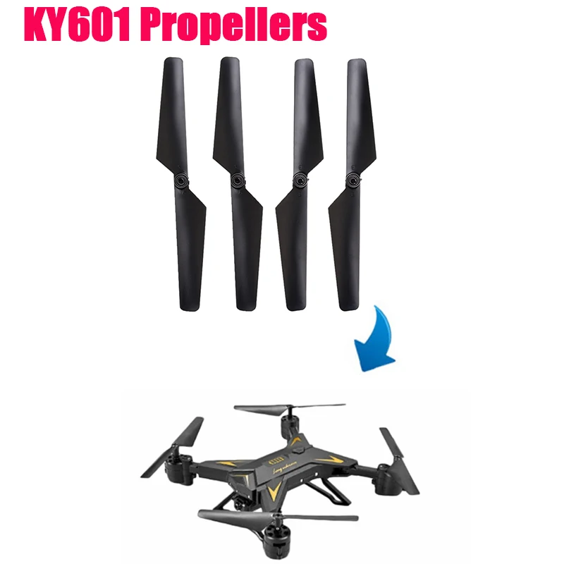 

INKPOT Upgrade CW CCW 4pcs/set Blade Propeller For KY601S OrIginal Propeller Prop Blades Parts Helicopter Accessories