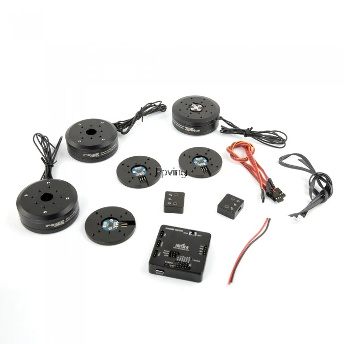 32 бит Alexmos BGC с W/5048A кодер и 3 шт. iPower мотор GBM5208 200T бесщеточный для DSLR
