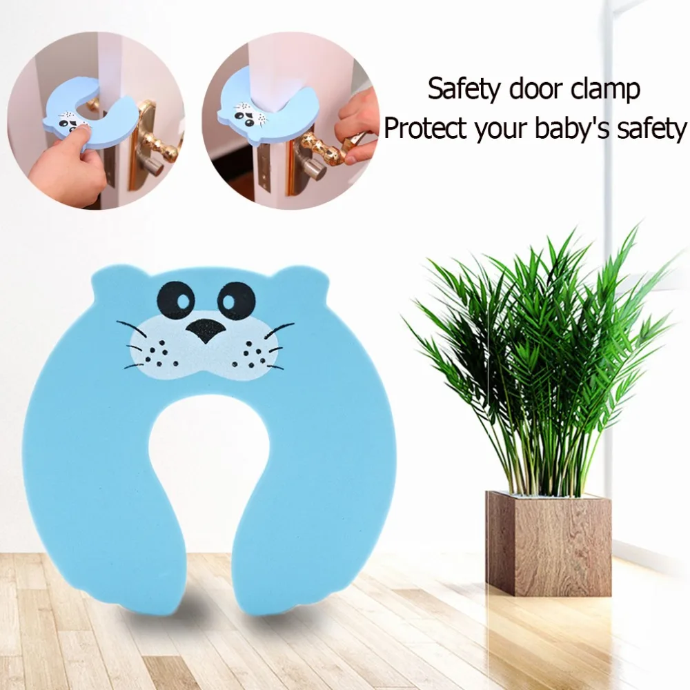

1Pcs Kids Baby Cartoon Animal Jammers Stop Door for Children Guards Door Stopper Holder lock Safety Finger Protector
