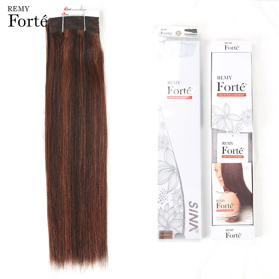 

Remy Forte Hair Extension 113g Brazilian Hair Weave Bundles Virgin Straight Hair Bundles P1B/33 Single Bundles Hair Vendors