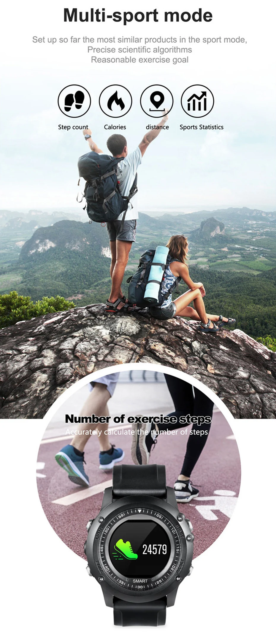 COLMI T2 IP68 Waterproof Heart Rate Monitor Push Message Call Reminder Clock Bluetooth 4.0 Brim Men Sport Smart Watch 6