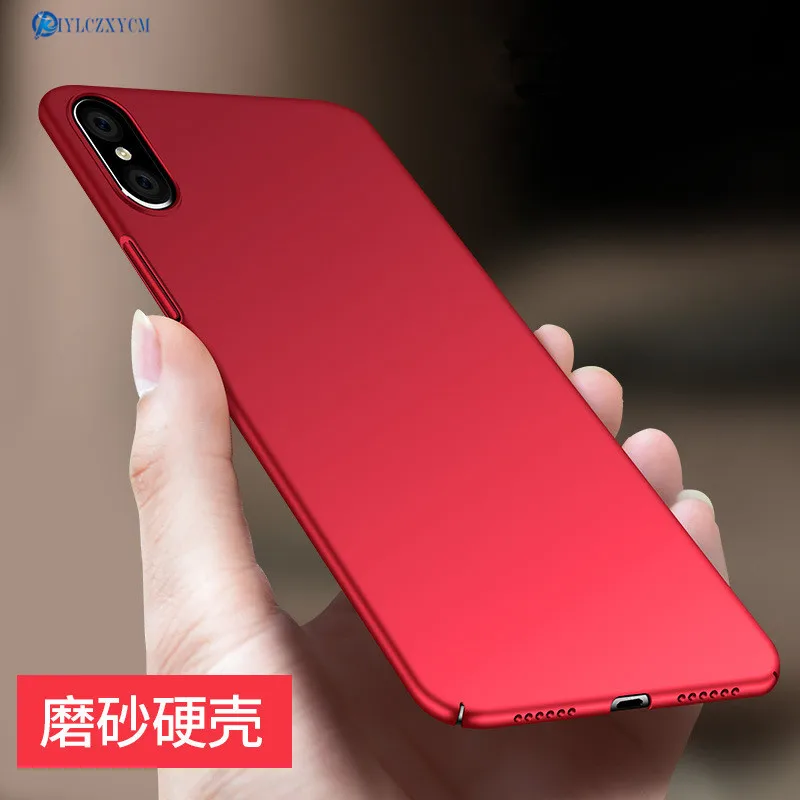 KIYLCZXYCM For iphone Xr 2018 Case Ultra Thin Oil Printed Hard Red PC Back Cover On XS/xs Max Capa Para Coque | Мобильные телефоны