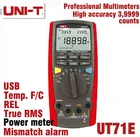 Best Price as low as $149.99 UNI-T UT71E Intelligent LCD Digital Multimeter With USB Interface Frequency Tester Meter power 2500W USB true RMS