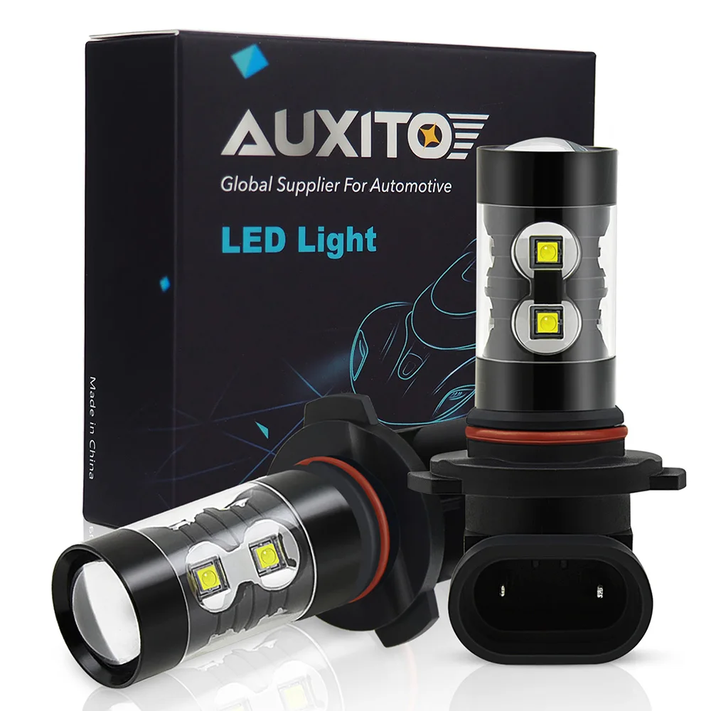 AUXITO H11 H8 светодиодный H10 9006 HB4 H3 светодиодный автомобильный противотуманный фонарь для Toyota Corolla RAV4 Yaris Prius C Camry Avensis Highlander Prado