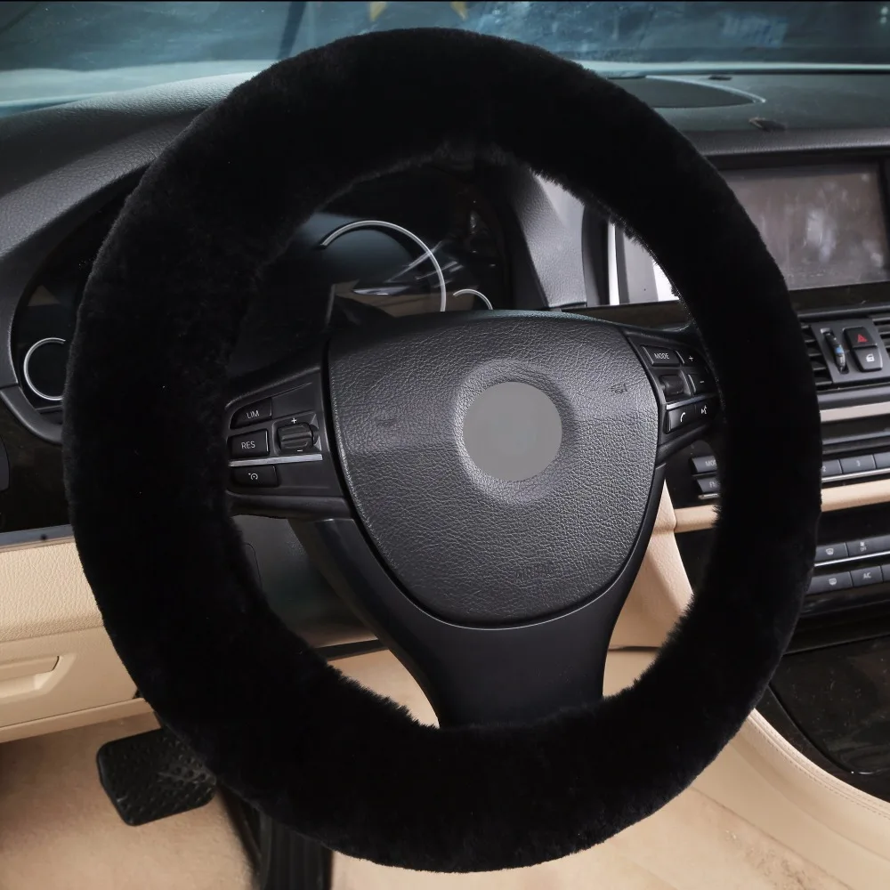 Sheepskin Steering Wheel Cover