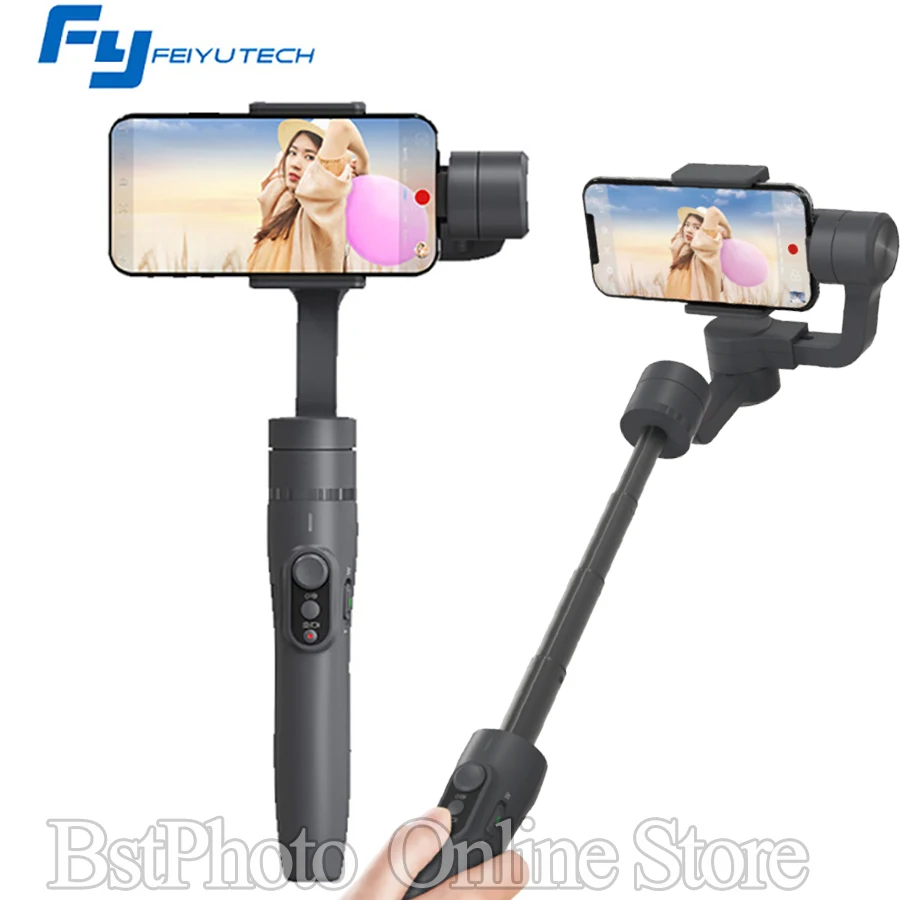  Feiyu Vimble 2 Extendable Handheld 3-Axis Gimbal Video Stabilizer for iPhone Samsung Gopro Xiaomi y