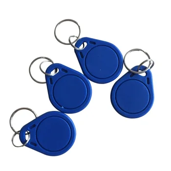 

13.56MHZ ISO14443A IC RFID Classic 1K Smart Keyfobs ABS Ring Tag Keyfob Token-1000pcs