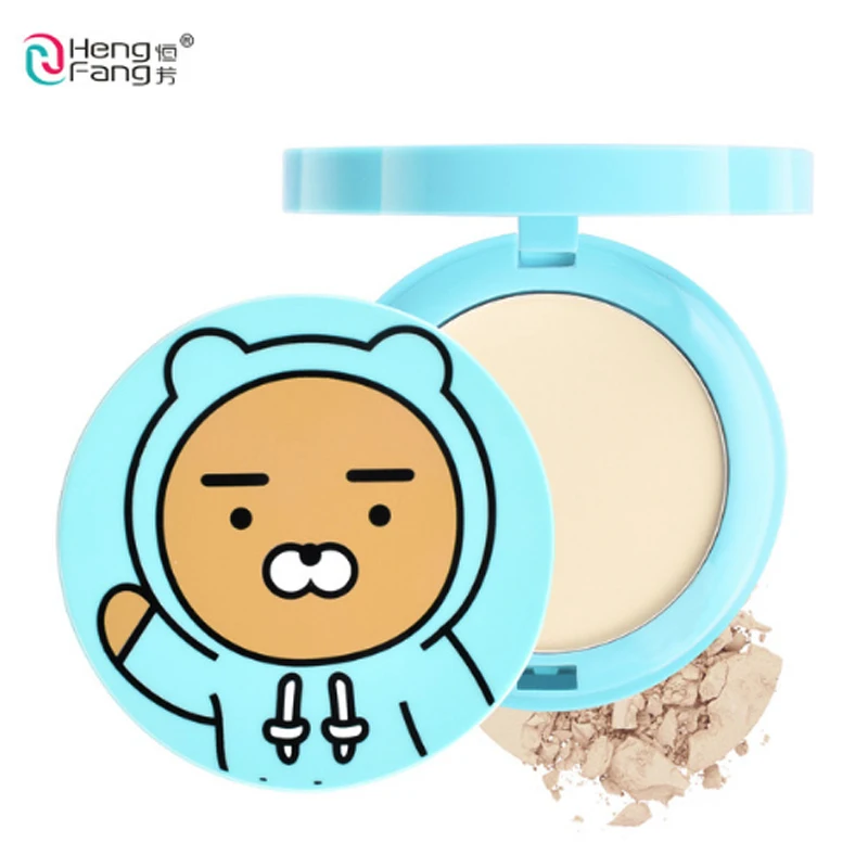 

HengFang Brand Double Layer Face Makeup Powder Cosmetic Wet & Dry Pores Cover Concealer Face Pressed 15g Makeup