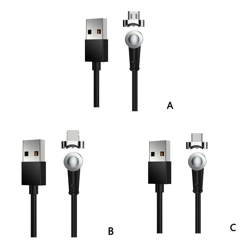 Вращающийся на 180 градусов Магнитный USB кабель 5A Быстрая зарядка USB C зарядное устройство mi cro usb type c кабель для Xiaomi mi huawei