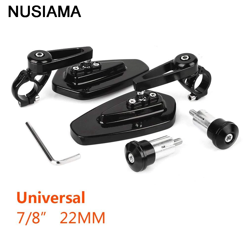 

7/8" 22mm Motorcycle handlebar rearview mirror For HONDA CB 400 600 MSX 125 SUZUKI GSXR 125 BANDIT 650 SV 650 DL 650 DRZ etc.
