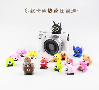 

New 3D Cartoon hero avengers Camera Flashlight Hot Shoe hotshoe cover For Canon Nikon Fujifilm Samsung Panasonic Leica Olympus