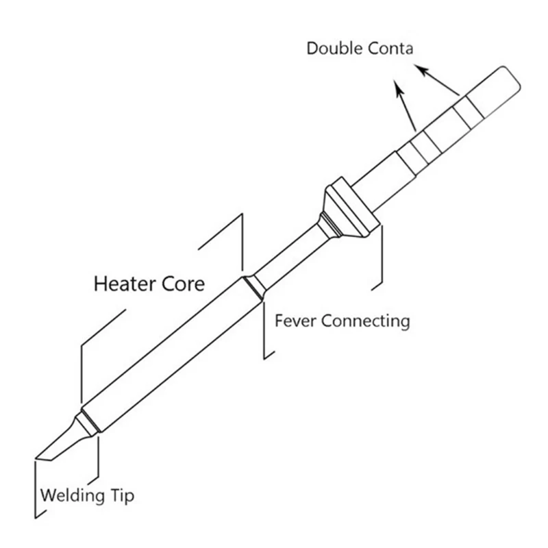 TS100 Электрический паяльник наконечник Электрический паяльник наконечники Бессвинцовая Замена различные модели наконечника K KU I D24 BC2 C4