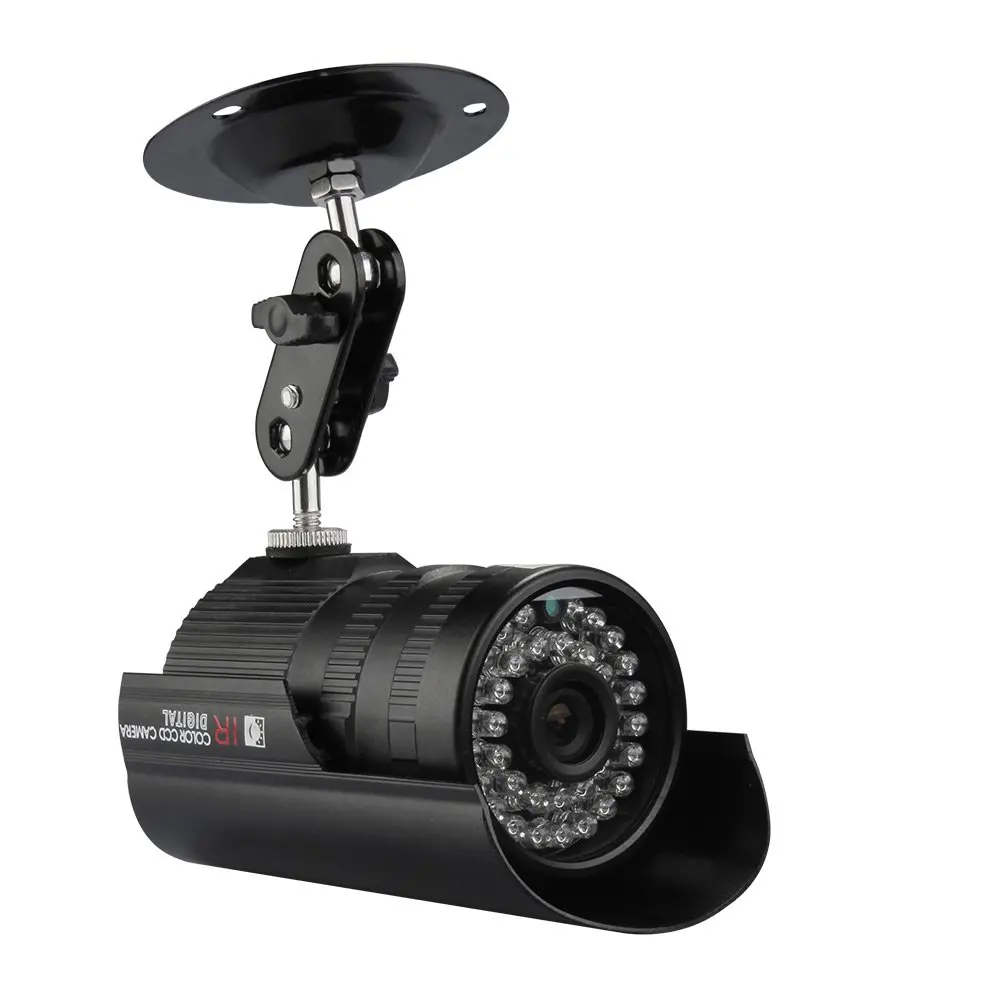 

2 Packs 1/4" CMOS 700TVL IR CCTV Outdoor Waterproof Security Surveillance Camera Black