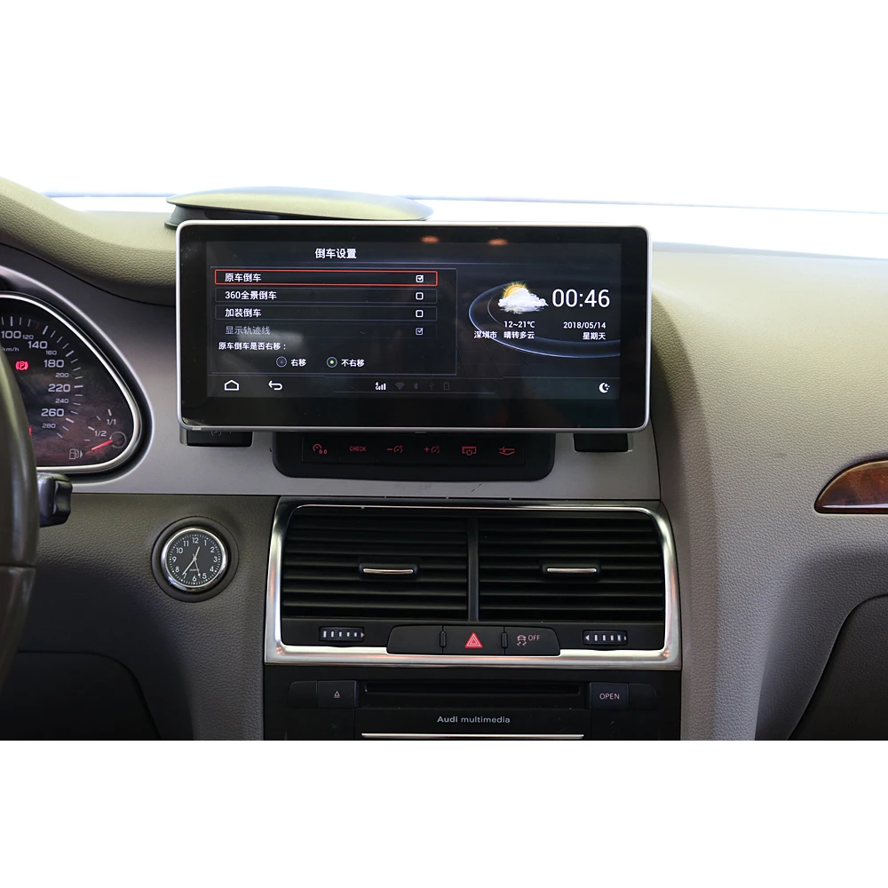 10 25 &quotAndroid WiFi седан дисплей для Audi Q7 2010 2015 LHD Автомобильный сенсорный экран gps
