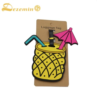 

DEZEMIN Drinks Luggage Tags Funny Travel Accessories for Suitcase Bags