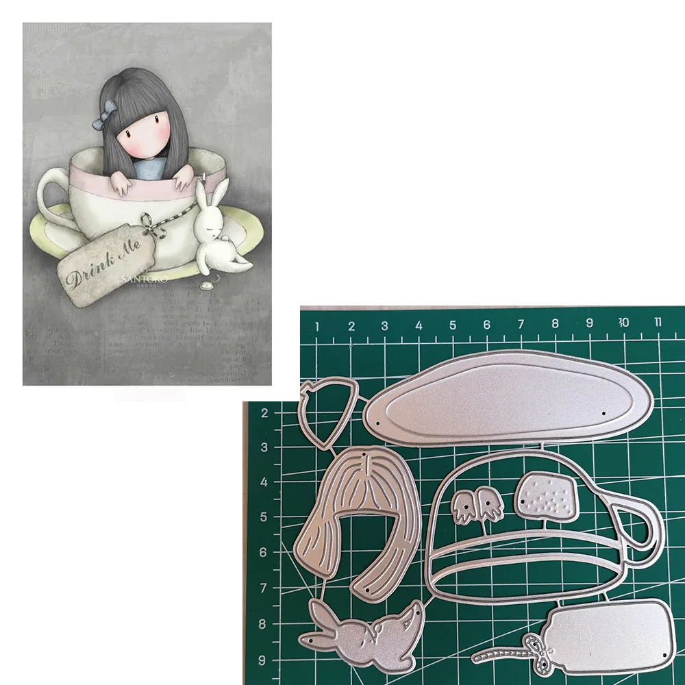 

Girl Metal Cutting Dies 2019 Scrapbooking Craft Dies Cut Stamps Embossing Stencils Invitation Card Making 52