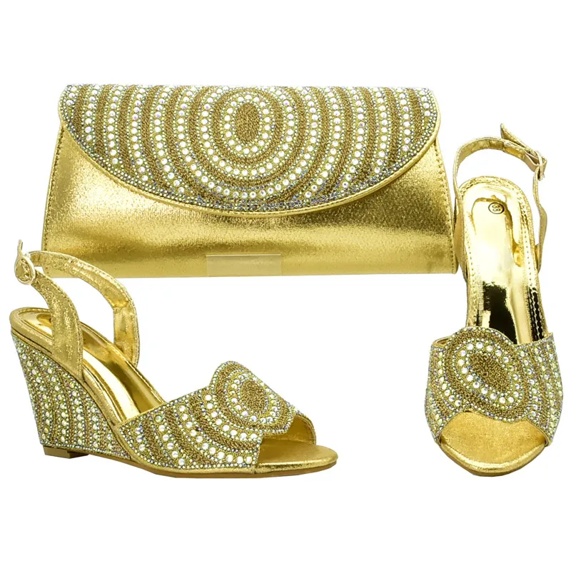 Y La Zapato Italiano Bolsa plata Bolso Decorado Para vino Mujeres Africanas Diamantes De Boda Tinto púrpura Negro oro Fiesta Las Zapatos Con Señoras Imitación Twp0EPqx