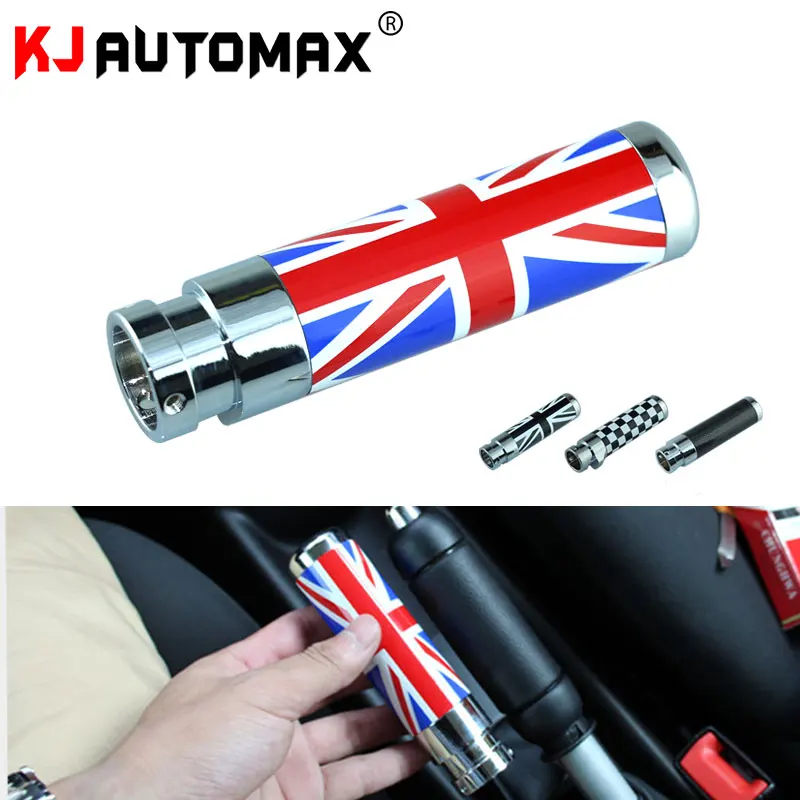 

KJAUTOMAX For Mini Cooper R56 Car Styling HandBrake Cover Titanium Alloy Carbon Fiber Accessories