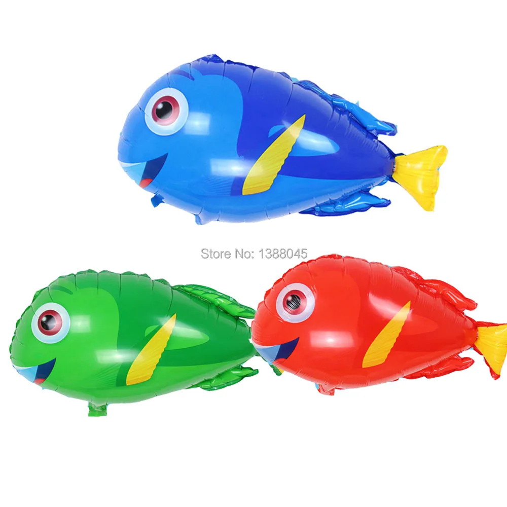 ドーリー魚ホイルバルーン大サイズヘリウム風船子供のcassicおもちゃドリーインフレータブル空気動物グロボス誕生日パーティーの装飾 Decorative Decorative Decoration Birthday Partydecoration Party Aliexpress