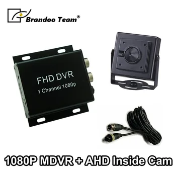 

1080P 1 Channel Mobile DVR Kit with Inside 2.0MP AHD Camera for Taxi Small Vehicle Used 1CH Inside MDVR Kit
