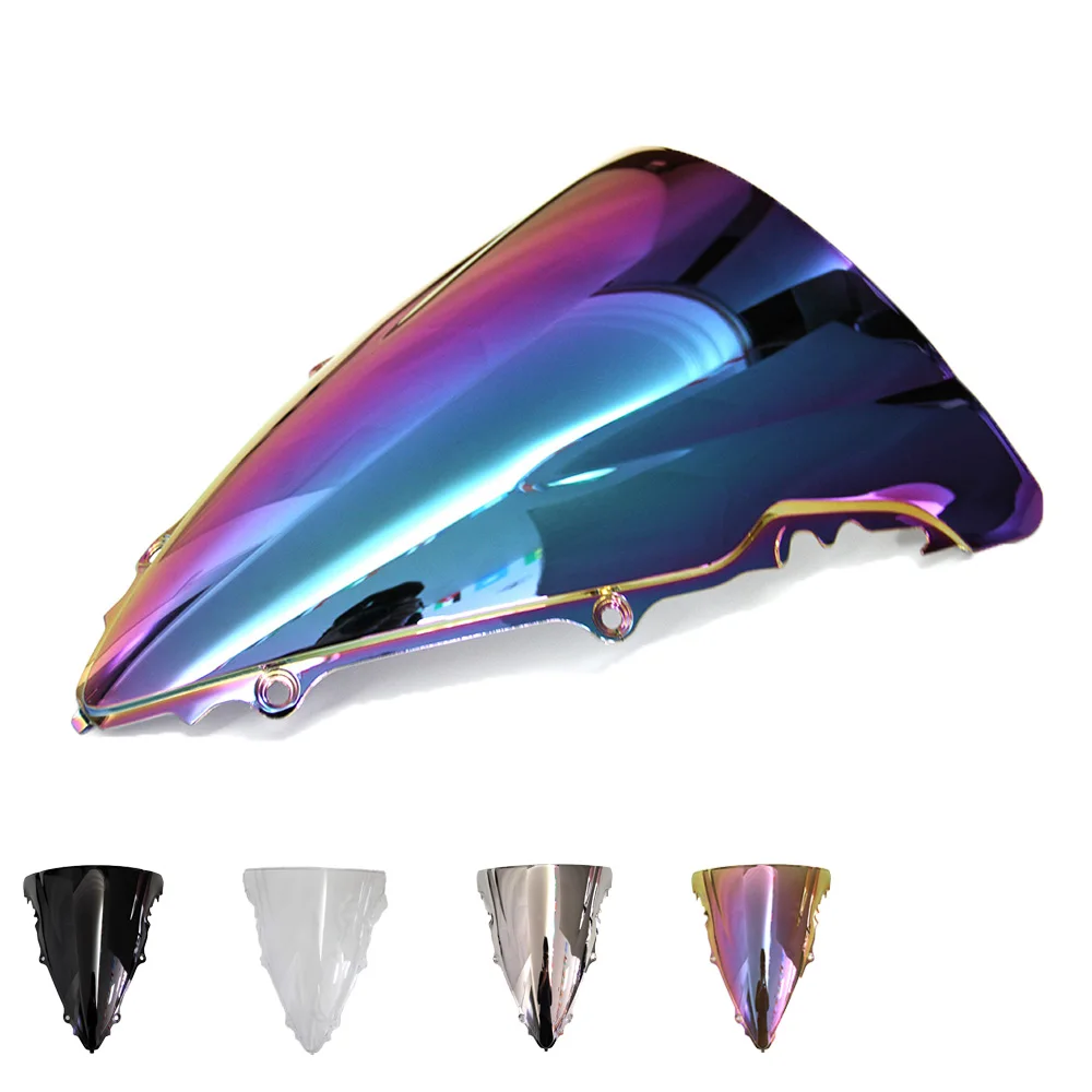 

Windshield Windscren Screen Protector Double Bubble For Yamaha YZF R6 03 04 05YZF-R6 2003 2004 2005 Airflow Windproof Deflector