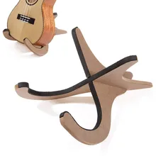Burlywood sostenedor plegable soporte de suelo para Ukulele/mandolina/Violin/Banjo/guitarra