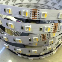 Новое поступление, 4 цвета в 1 светодиодный RGBW светодиодный водонепроницаемый 24 в 12 В 5050 smd 60 светодиодный/м 5 м/рулон RGBW светодиодный светильник