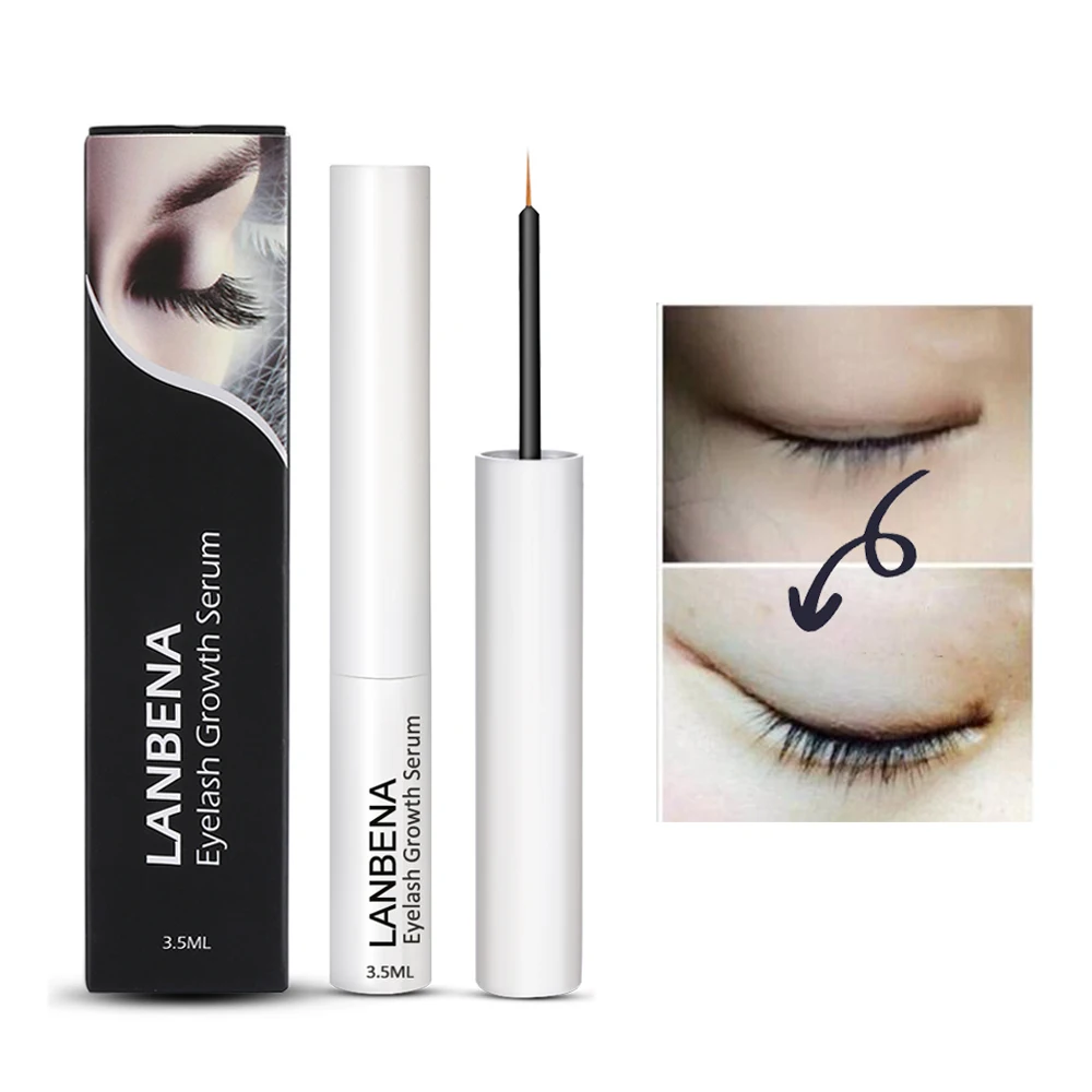 LANBENA Eyelash Growth Serum Eyelash Enhancer Longer Fuller Thicker