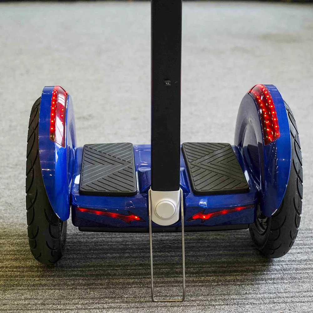 

TWO Big wheel balance scooter chariot with handlebar LED light