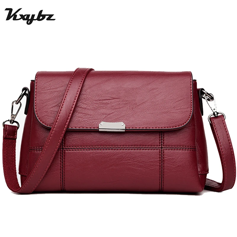 

KXYBZ Luxury Women Messenger Bag High Quality PU Leather Casual Women Crossbody Bag Fashion Design Female Handbags Kabelka K3018