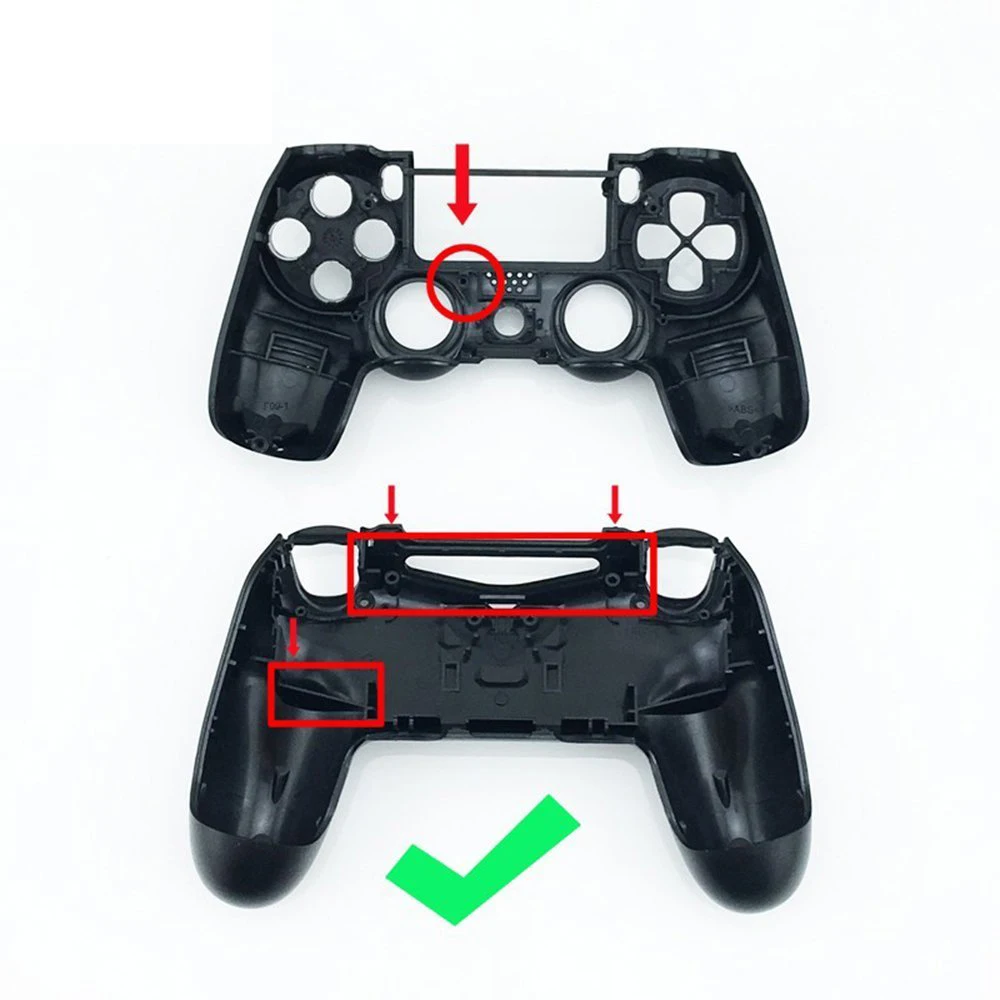 PS4 красный полный набор корпус Оболочка Чехол Замена мод комплект для sony Playstation 4 Dualshock 4 PS 4 V1 беспроводной контроллер геймпад