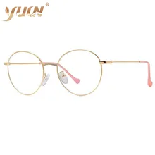 New arrival Blue light blocking glasses women retro round frame anti blue light eyewear girls